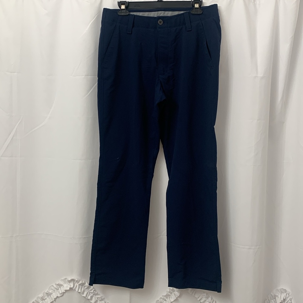 Men’s Under Armour Golf Pants Navy Blue Size 34/30 New Without Tags